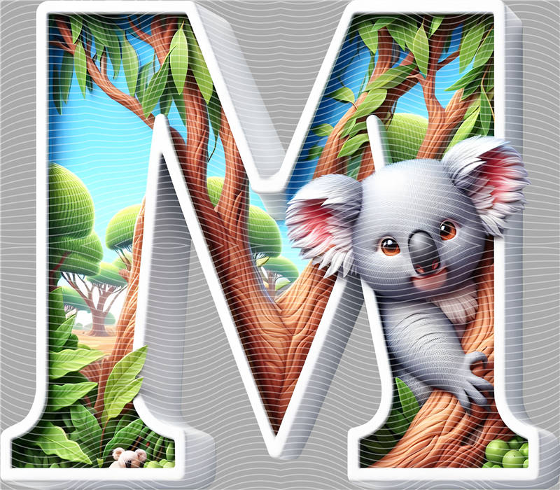 Letters A to Z and Number-AZ 50